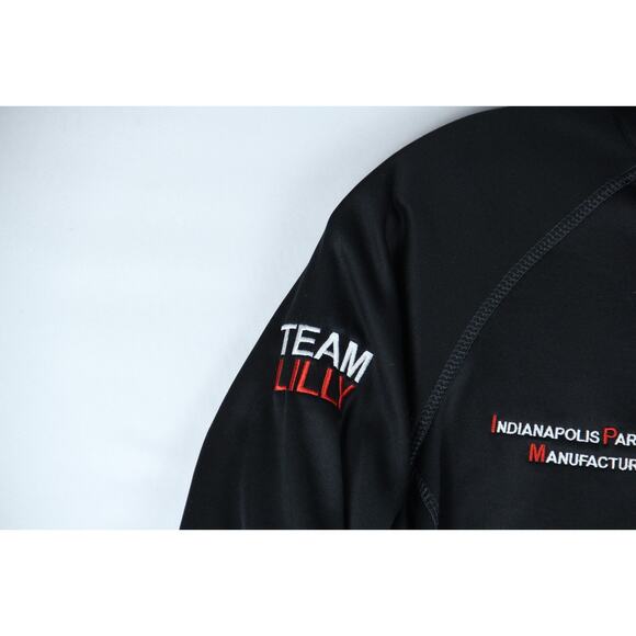 Eddie Bauer Fleece Pullover Womens Large Black 1/2 Zip Soft Lilly Employee EB237 - Picture 3 of 9